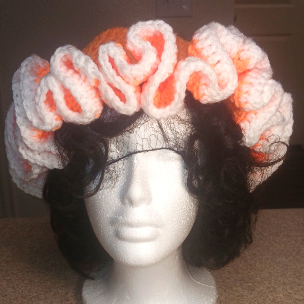 Crochet Ruffle Bucket Hat